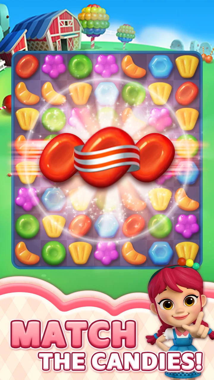 Sweet Road: Lollipop Match 3 Gameplay